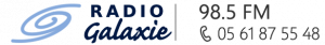 Radio Galaxie 98.5 FM - Logo Home Retina